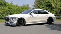 autos, cars, mercedes-benz, mg, mercedes, mercedes-amg s63, 2023 mercedes-amg s63 spied at full throttle on the nurburgring