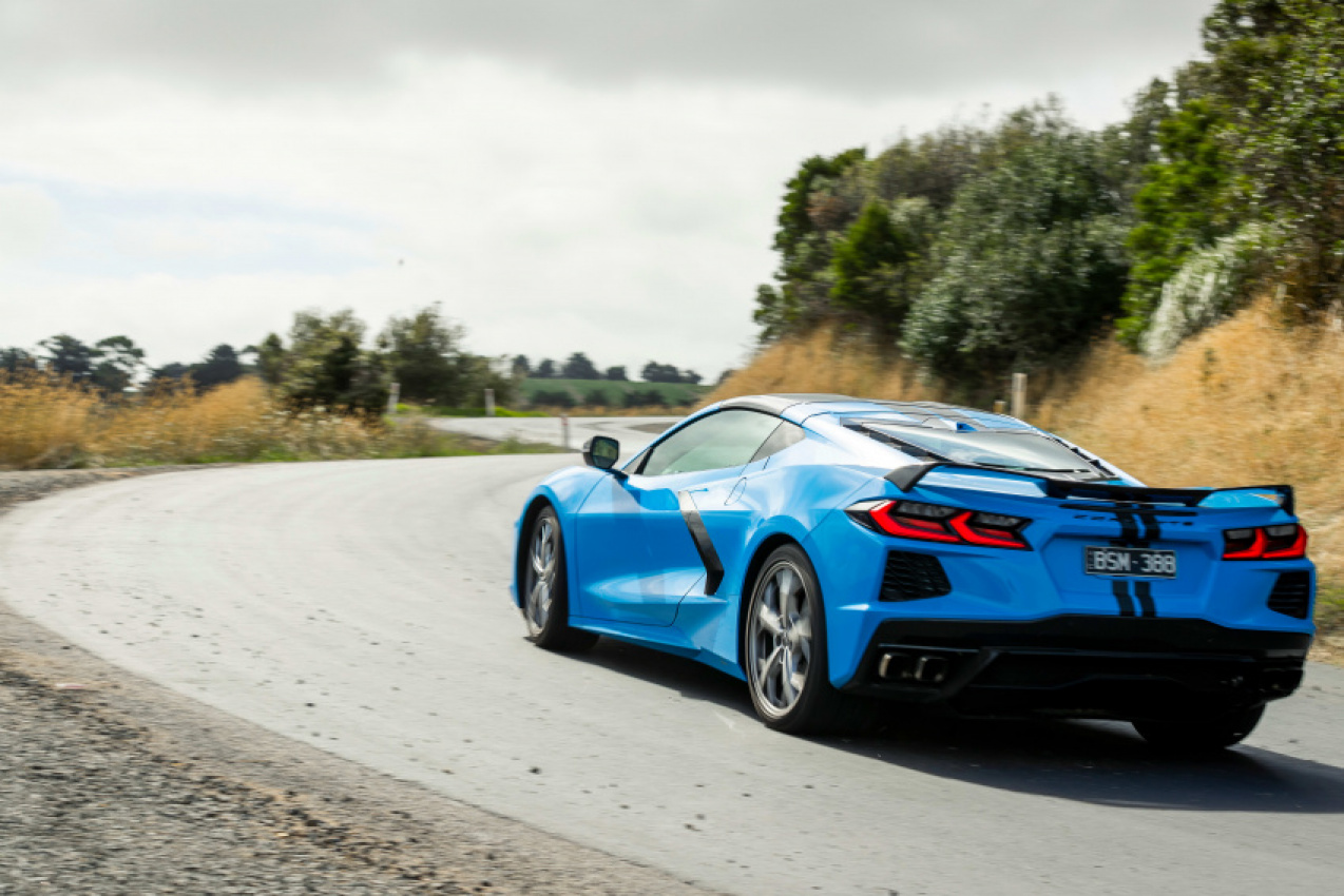 autos, cars, corvette c8 stingray turns heads on its way to fifth at motor’s performance car of the year 2022