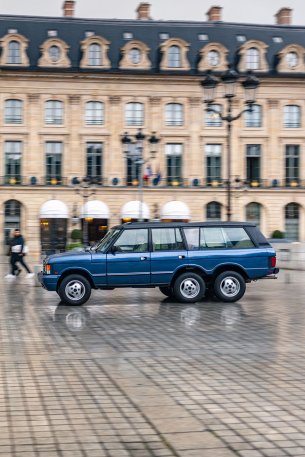 autos, cars, land rover, range rover, we promise – this six-wheeled range rover by carmichael is not a prank