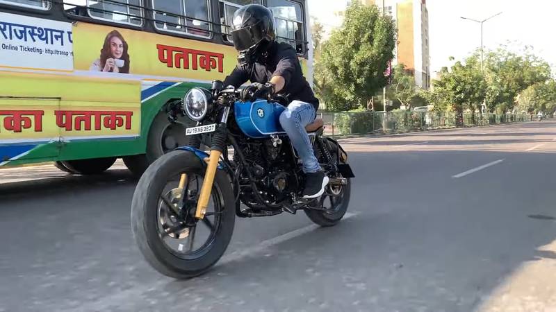 acer, article, autos, bmw, cars, transformation of popular bajaj pulsar to iconic bmw cafe racer
