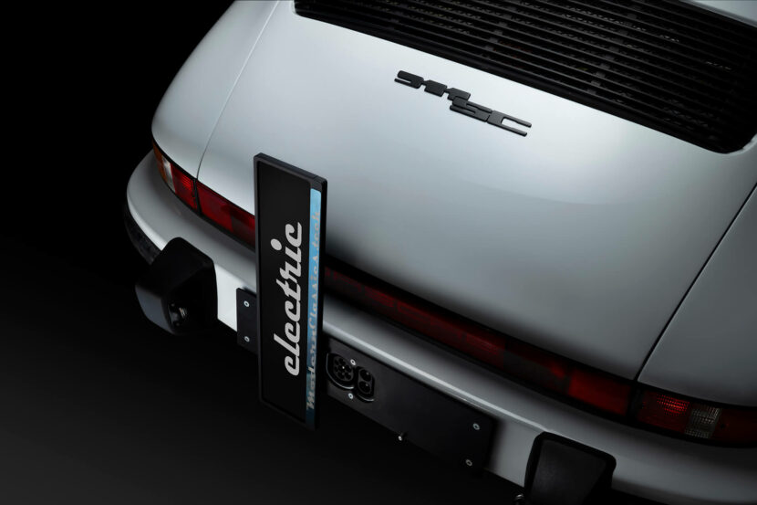 autos, bmw, cars, porsche, bmw i3s, porsche 911, restomod, porsche 911 with bmw i3s drivetrain debuts as electric restomod