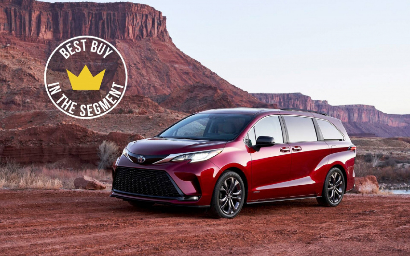 autos, cars, toyota, toyota sienna, the car guide's best buys for 2022: toyota sienna