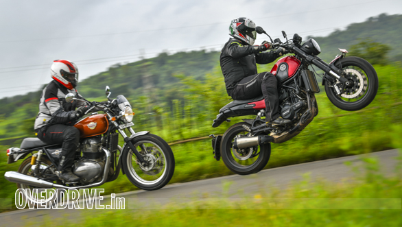 autos, benelli, cars, benelli india, benelli leoncino 500, interceptor 650, interceptor 650 review, interceptor 650 vs leoncino 500, interceptor comparison test, interceptor comparo, interceptor vs leoncino, leoncino 500, leoncino 500 review, middleweight retro, overdrive, re interceptor, retro classics, retro motorcycles, royal enfield, royal enfield interceptor 650, royal enfield interceptor 650 vs benelli leoncino 500