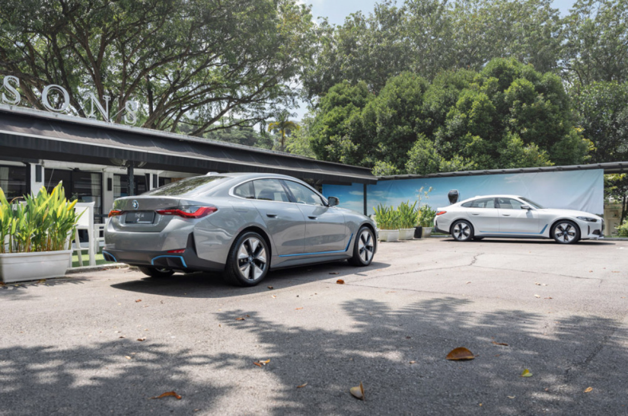autos, bmw, cars, news, bmw i4, electric, electric car, electric vehicle, ev, gran coupe, i4, new car launches, vnex, bmw i4 electric fastback zips into singapore