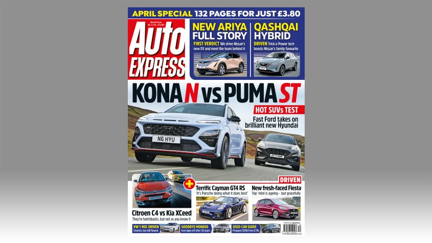 autos, cars, ford, hyundai, hyundai kona, this week's issue, new hyundai kona n takes on ford puma st in this week’s auto express