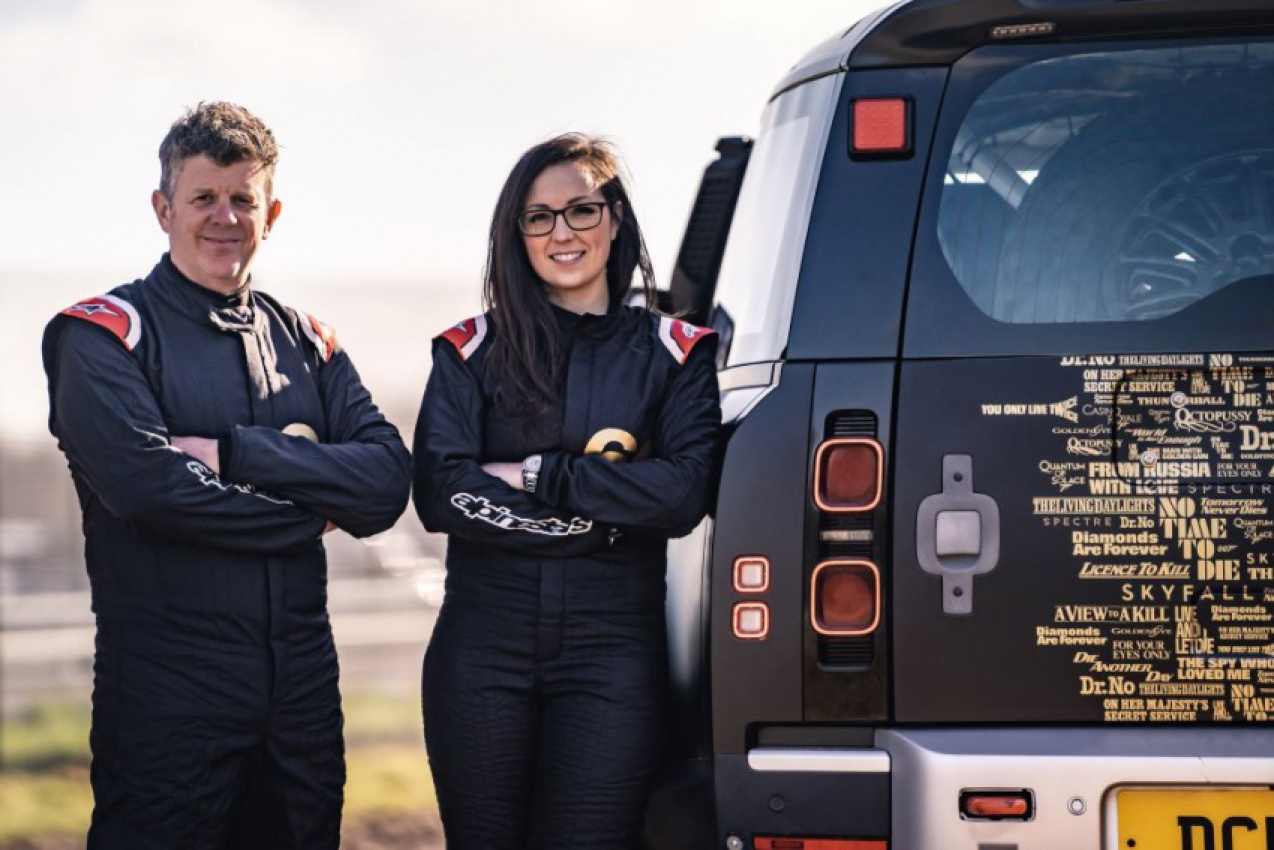 autos, cars, land rover, autos land rover, land rover defender, james bond movie stunt driver to race in special 007 60th anniversary land rover defender 90
