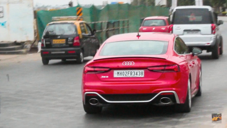 audi, autos, cars, android, audi rs5, android, indian playback singer kk's new audi rs5 sportback spotted on video