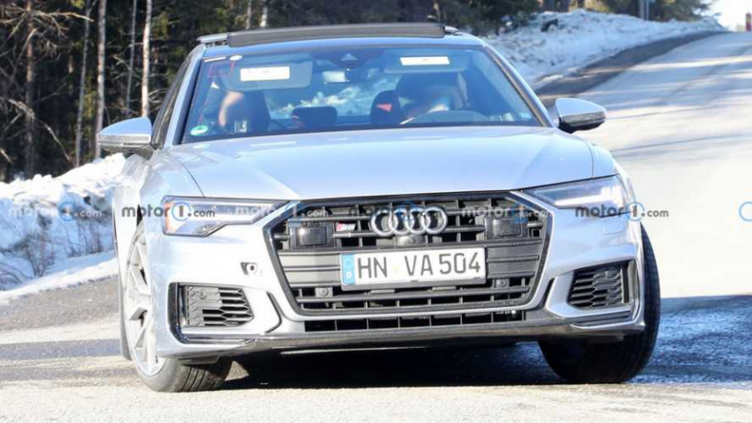 audi, autos, cars, audi s6, audi s6 test mule spied with loud, real exhaust beneath fake tips