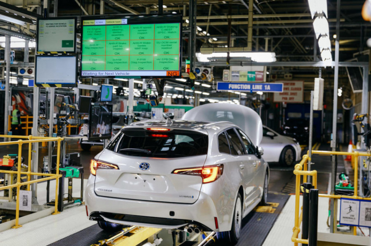 autos, cars, electric vehicle, toyota, business, car news, tech, development and manufacturing, toyota corolla, toyota denies plans to withdraw from uk car production