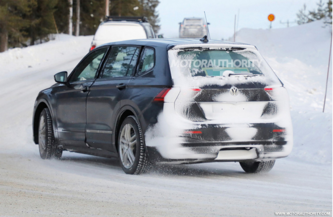 autos, cars, volkswagen, electric cars, spy shots, suvs, volkswagen news, possible volkswagen id.8 test mule spied