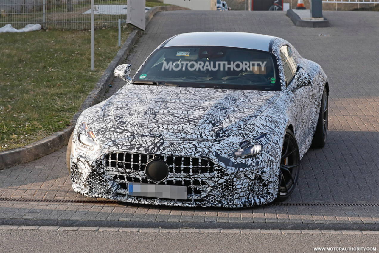 2024 MercedesBenz AMG GT spy shots and video Redesigned sports car