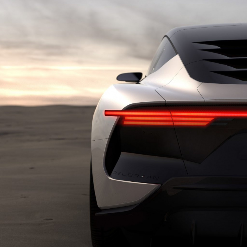 autos, cars, delorean, electric vehicle, news, space, spacex, tesla, delorean teases its first electric vehicle, set for official unveiling on august 18