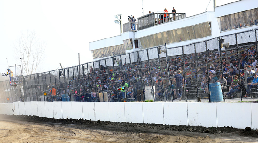 all dirt late models, autos, cars, thunder on the 1000 islands at can-am postponed