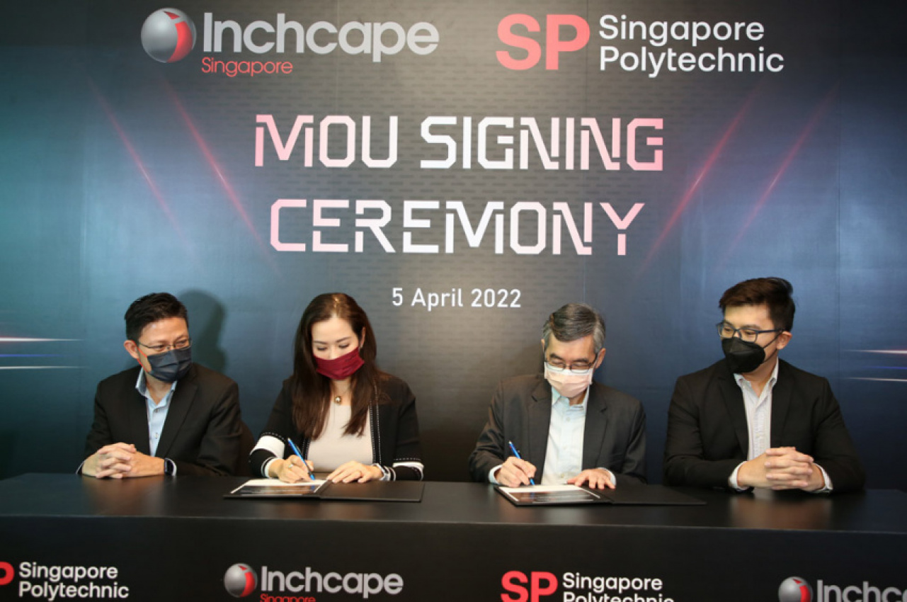 autos, cars, news, electric car, electric cars in singapore, electric mobility, electric vehicle, inchcape singapore, mou, singapore polytechnic, inchcape singapore and singapore polytechnic ink mou