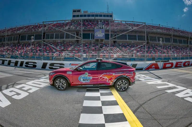 autos, cars, f-150 lightning, mach-e, vnex, f-150 lightning will be 1st electric truck to pace a nascar race
