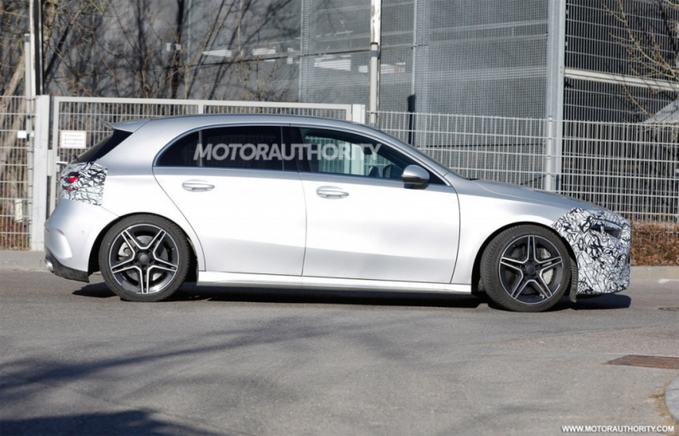 autos, cars, mercedes-benz, mg, hatchbacks, luxury cars, mercedes, mercedes-benz a class news, mercedes-benz news, performance, spy shots, 2023 mercedes-benz amg a35 hatchback spy shots: mid-cycle update for hot hatch