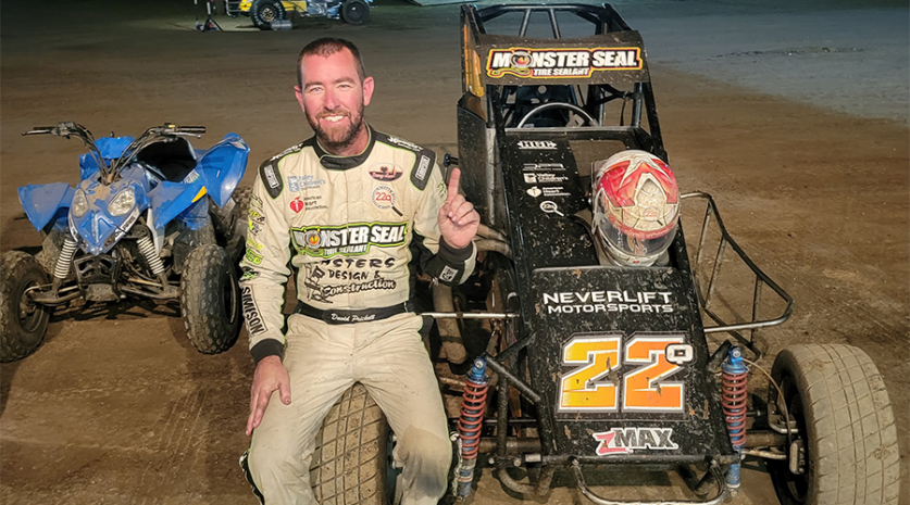 all dirt late models, autos, cars, prickett wins in western midget  debut