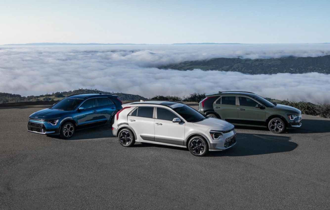 autos, cars, kia, kia confirms full specs for 2023 niro; electric, hybrid and phev