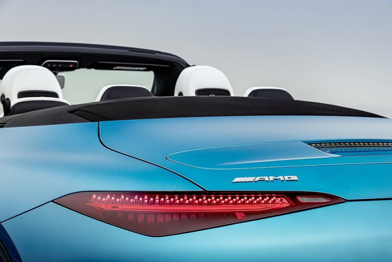autos, cars, mercedes-benz, mg, reviews, car news, convertible, coupe, mercedes, performance cars, prestige cars, sl class, mercedes-amg sl 43 revealed with f1 tech