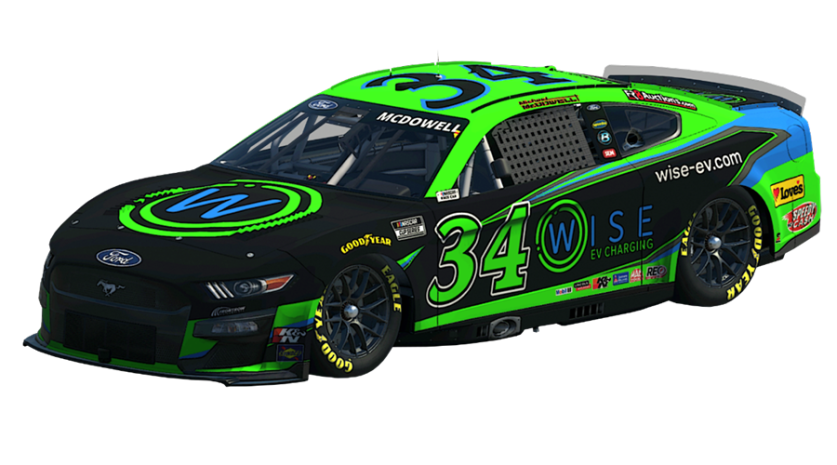 all nascar, autos, cars, front row motorsports adds sponsor in wise-ev