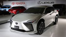 autos, cars, evs, lexus, 2023 lexus rz 450e shows its steering yoke ahead of april 20 reveal