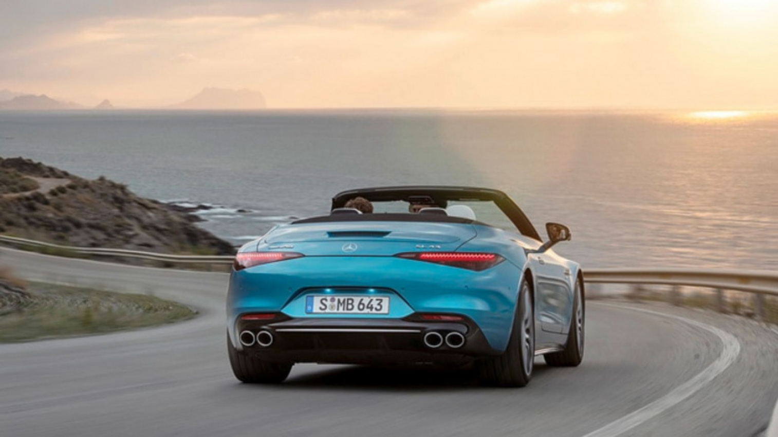 autos, cars, mercedes-benz, mg, news, mercedes, new mercedes-amg sl 43: a four-pot and electric turbo for the roadster