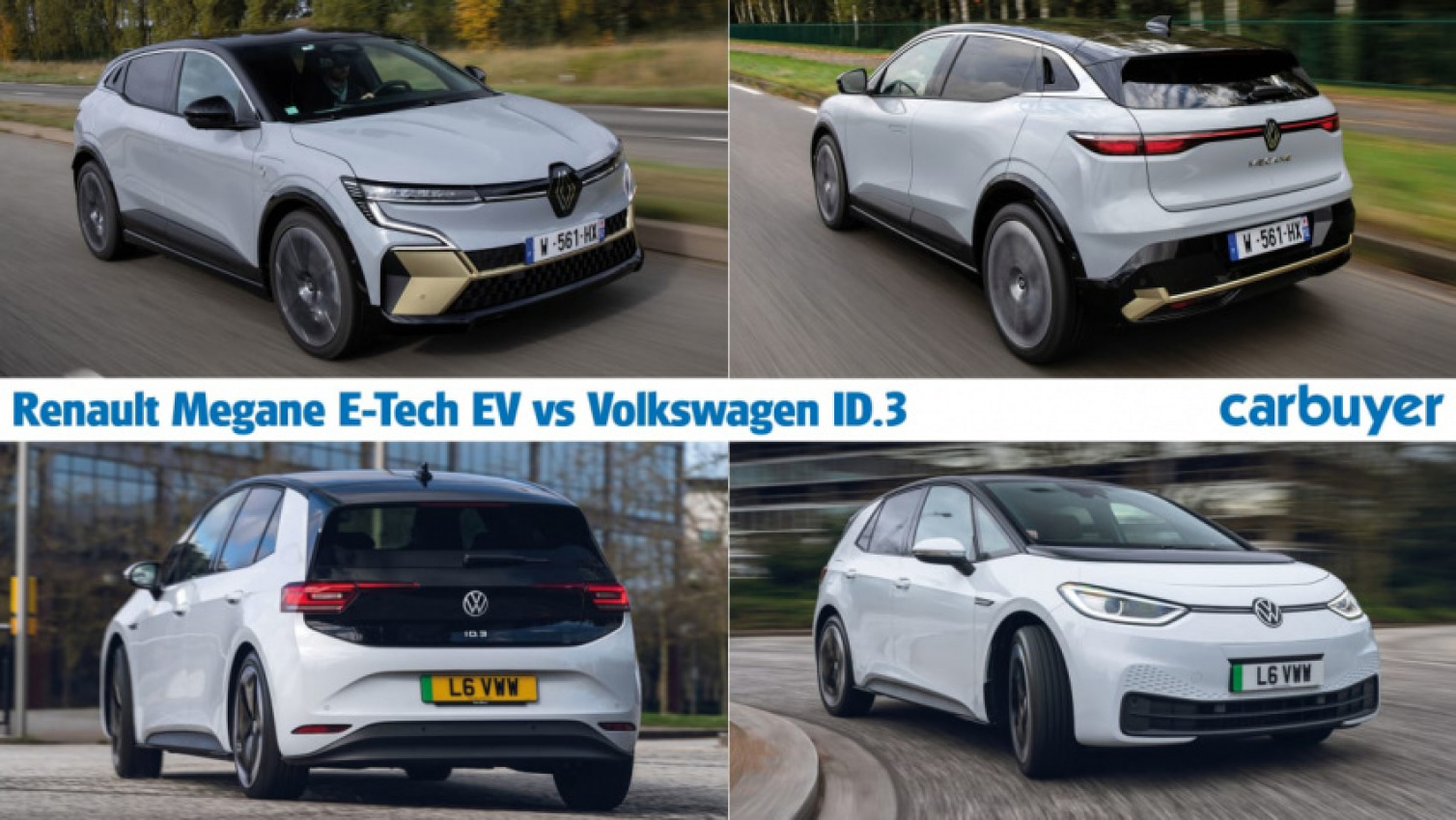 autos, cars, renault, reviews, volkswagen, compare cars, electric cars, id.3, megane e-tech electric, vnex, renault megane e-tech electric vs volkswagen id.3: which should you buy?