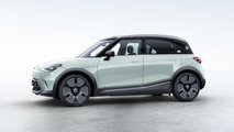 autos, cars, hp, smart, smart #1 debuts as a cute electric crossover with 268 hp