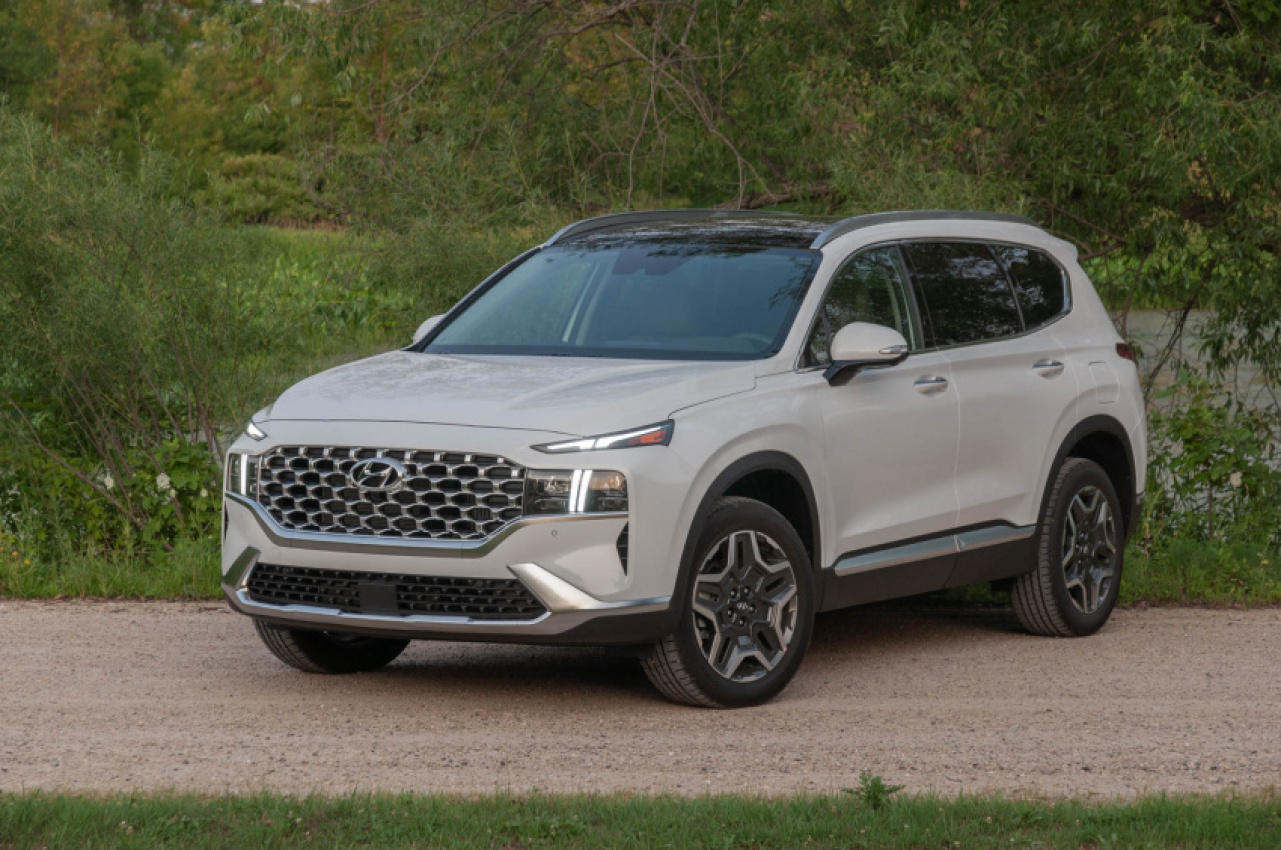 autos, cars, hyundai, android, first drives, hybrids, hyundai news, hyundai santa fe news, android, first drive review: 2021 hyundai santa fe hybrid finds a new middle ground for efficient family suvs