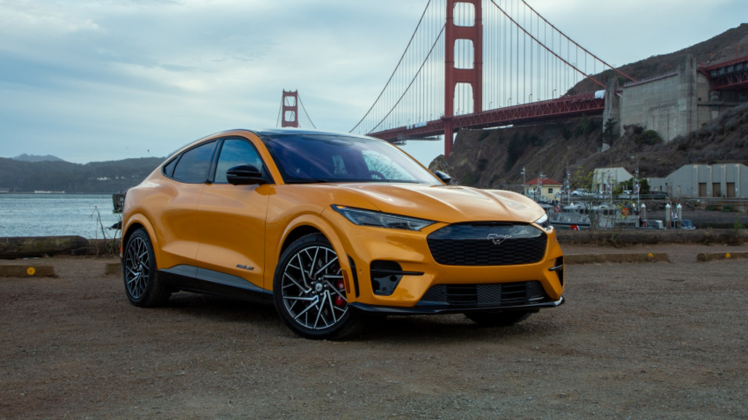 autos, cars, ford, electric cars, first drives, ford mustang, ford mustang mach-e news, ford news, news, first drive review: 2021 ford mustang mach-e gt upgrades performance without losing range