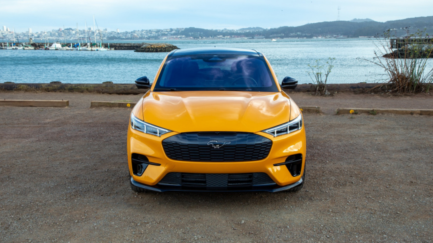 autos, cars, ford, electric cars, first drives, ford mustang, ford mustang mach-e news, ford news, news, first drive review: 2021 ford mustang mach-e gt upgrades performance without losing range