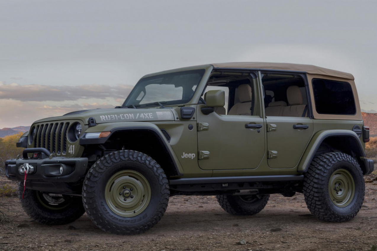 autos, cars, electric vehicle, jeep, car news, jeep wrangler, new cars, jeep reveals six new concepts alongside updated magneto ev