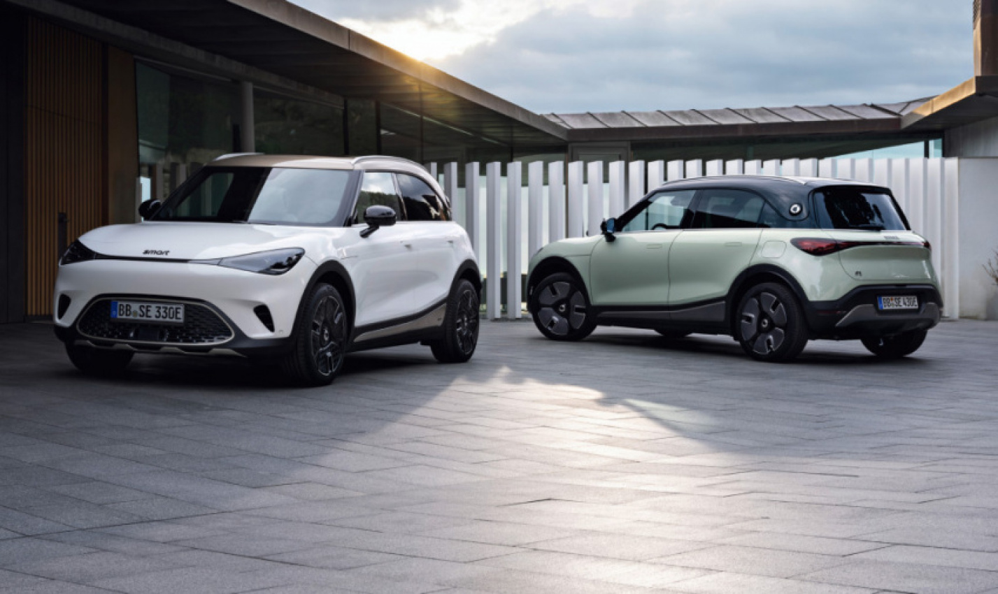autos, cars, smart, electric cars, smart news, spy shots, suvs, videos, youtube, 2023 smart #1 crossover revealed: rebooted smart launches first salvo