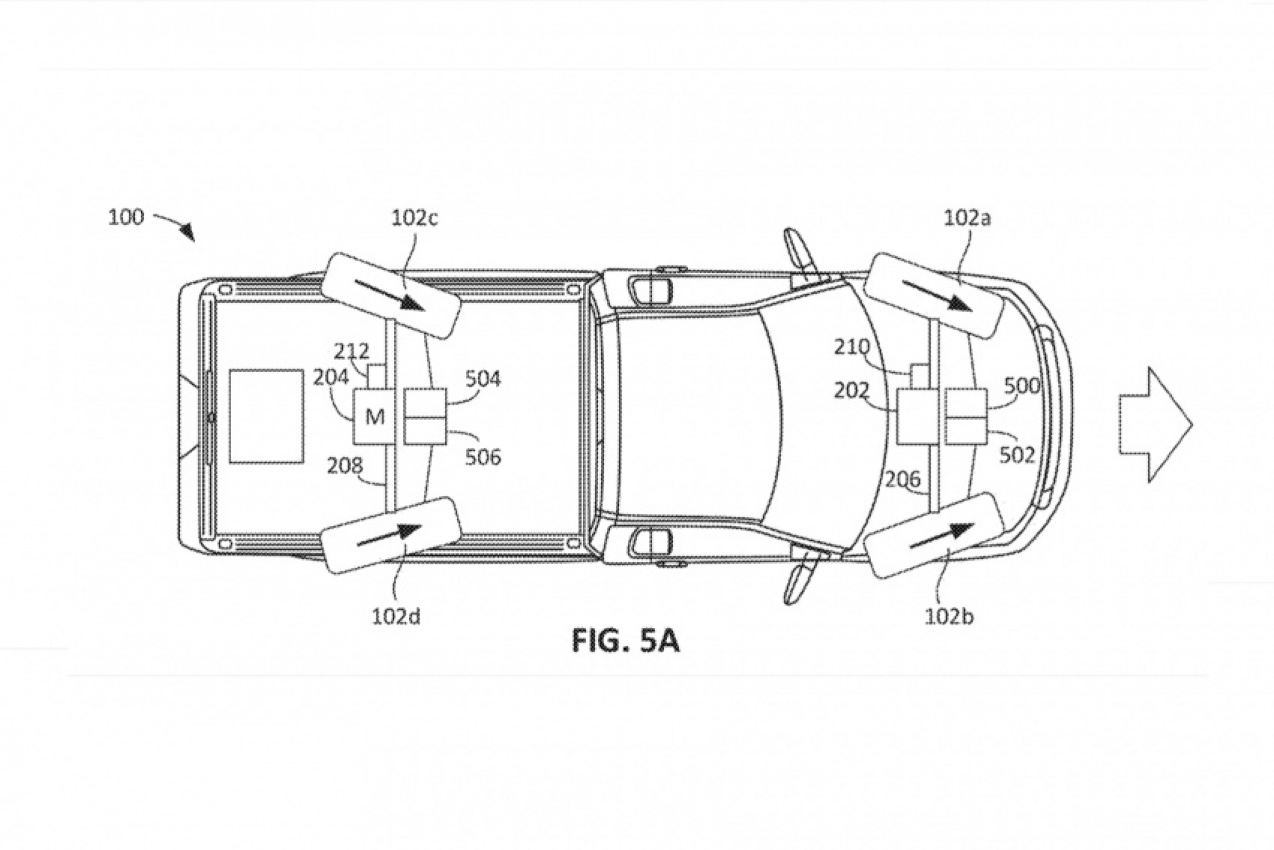 autos, cars, ford, hummer, king crab: ford patents wild variant of hummer’s ‘crab walk’