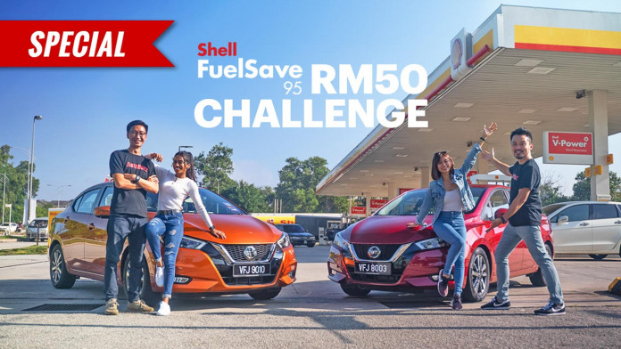 autobuzz.tv, autos, cars, nissan, video: how far can we travel in the nissan almera turbo with just rm50 of fuel?