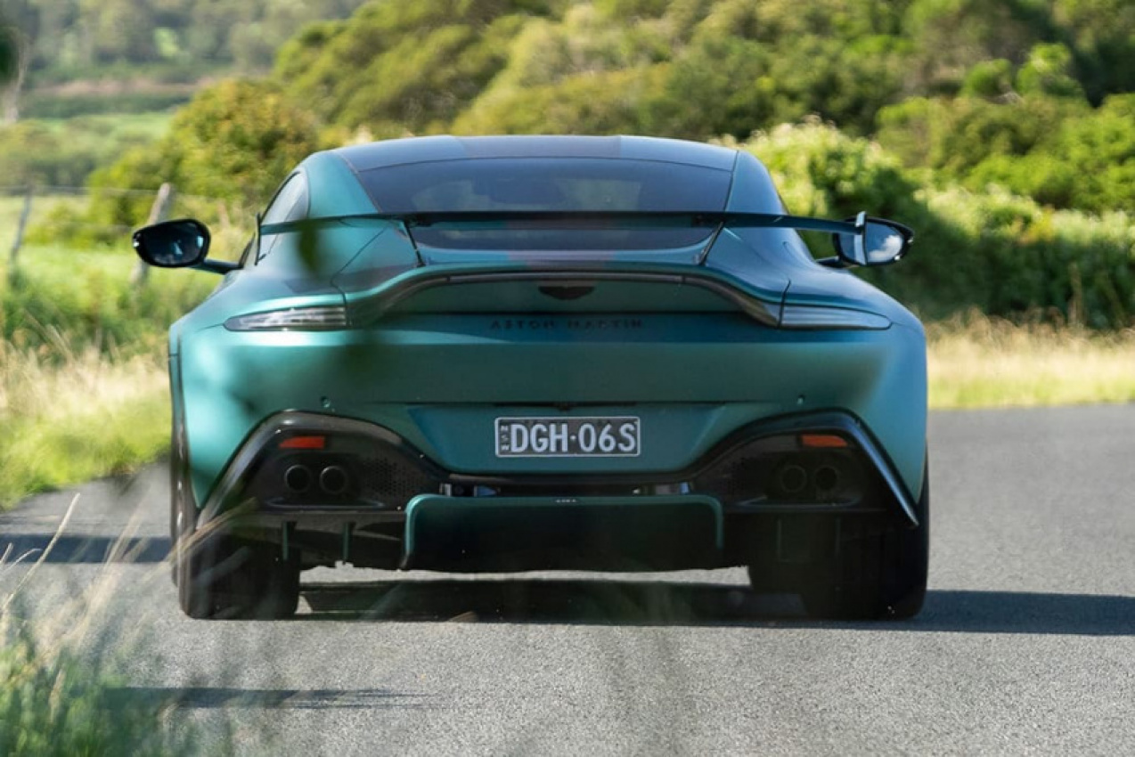 aston martin, autos, cars, reviews, android, car reviews, coupe, performance cars, prestige cars, vantage, android, aston martin vantage f1 edition 2022 review