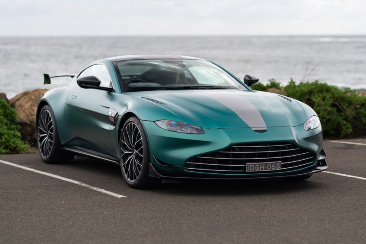 aston martin, autos, cars, reviews, android, car reviews, coupe, performance cars, prestige cars, vantage, android, aston martin vantage f1 edition 2022 review