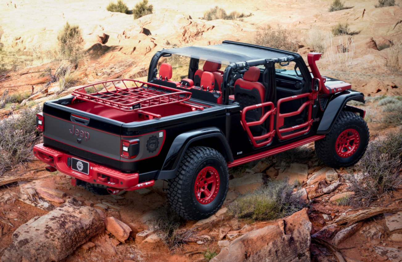 autos, cars, jeep, wrangler, 2022 easter jeep safari concepts: an electric wrangler that hits 60 mph in 2.0 seconds—plus six more