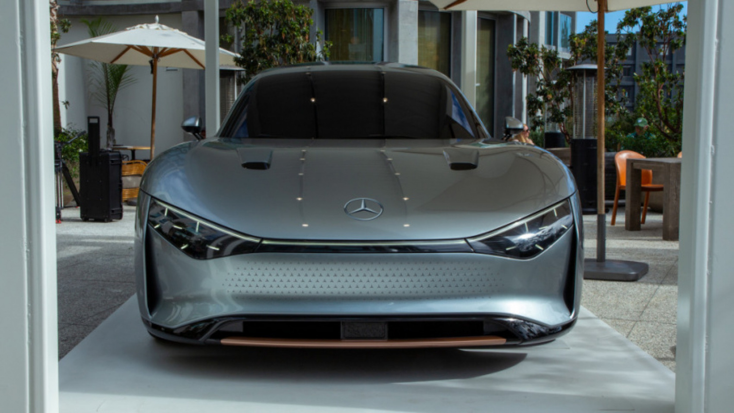 autos, cars, mercedes-benz, concept cars, electric cars, mercedes, mercedes-benz news, news, up close with the mercedes-benz vision eqxx: slipping into a not-so-distant future
