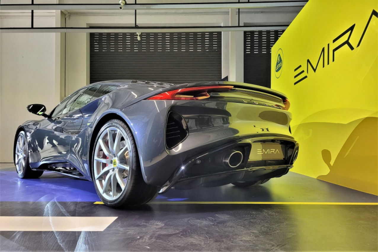 autos, car brands, cars, lotus, android, lotus cars, malaysia, sports car, android, lotus emira v6 first edition unveiled in malaysia