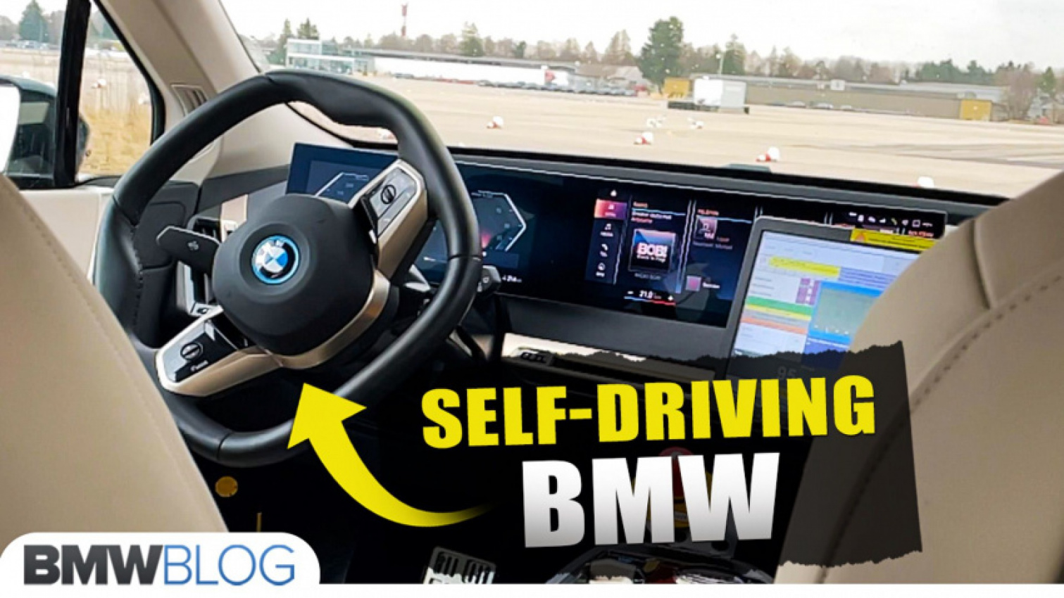 autos, bmw, cars, bmw ix, bmw self-driving, self-driving, bmw ix self-driving testing car – 100 km/h with no driver!