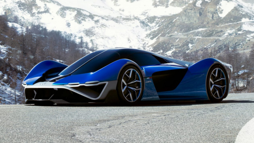 autos, cars, hypercar, concept cars, supercar, alpine a4810 concept – hydrogen-powered supercar design from ied students
