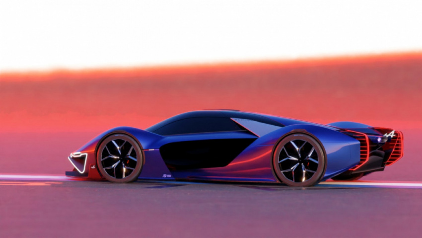 autos, cars, hypercar, concept cars, supercar, alpine a4810 concept – hydrogen-powered supercar design from ied students
