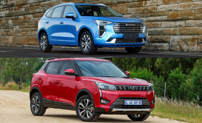 autos, cars, features, haval, mahindra, android, haval jolion, mahindra xuv300, android, top-end mahindra xuv300 vs entry-level haval jolion – r300,000 crossover comparison