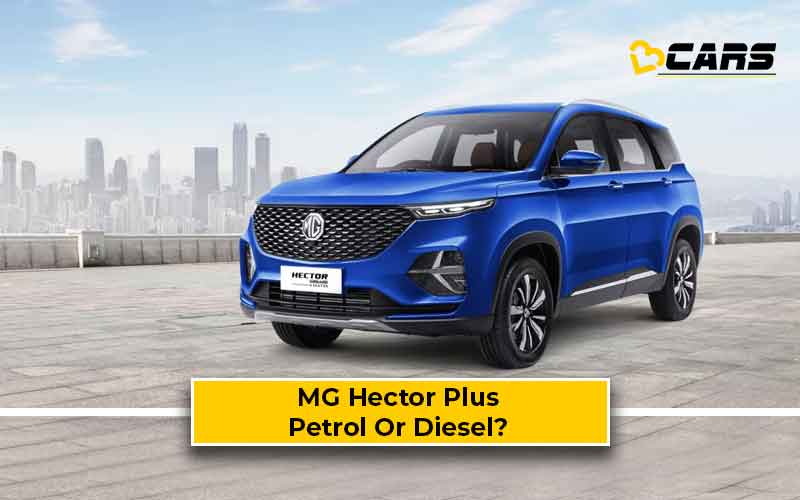 autos, cars, mg, reviews, 2022 mg hector, hector petrol vs diesel, hector plus engine, mg hector, mg hector 2022, mg hector diesel, mg hector mileage, mg hector petrol, mg hector plus, mg hector plus 6 seater, mg hector plus petrol, mg hector transmission, mg motor, mg hector plus petrol or diesel? mileage & running cost comparison