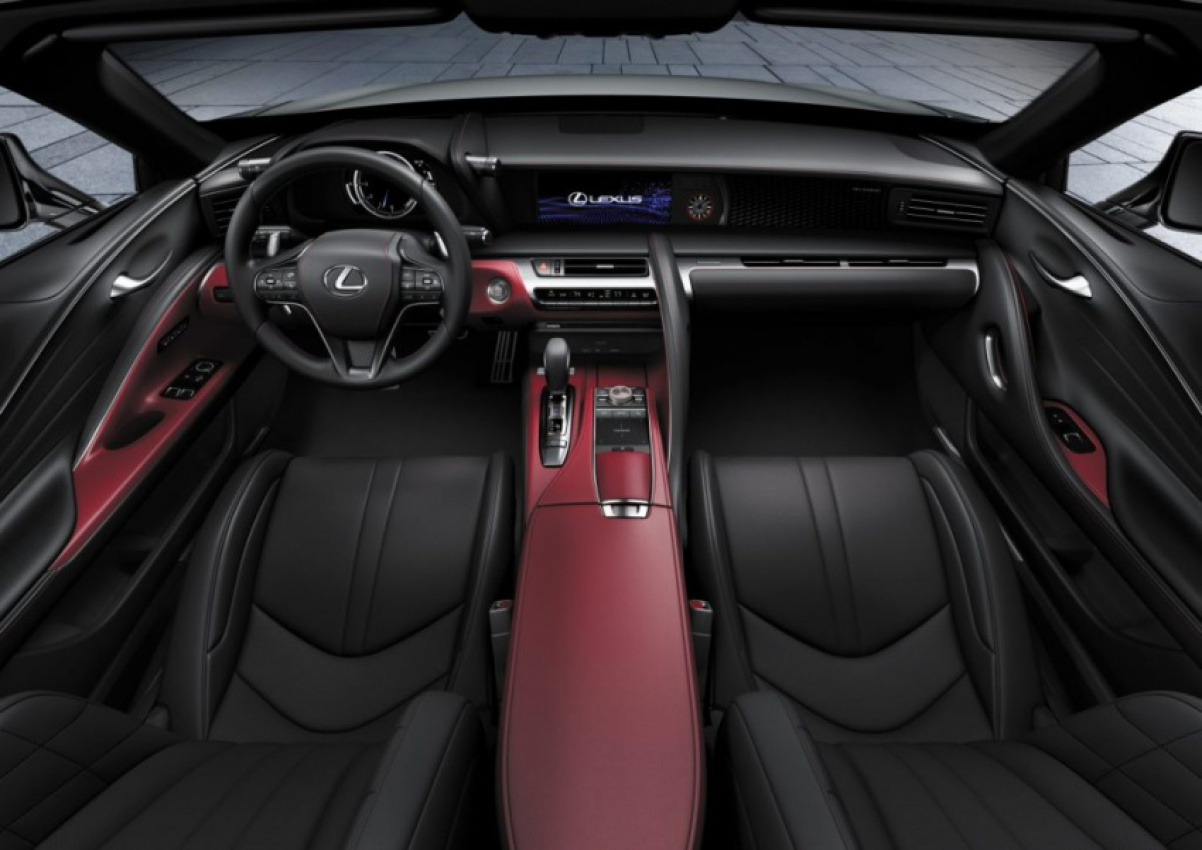 autos, cars, lexus, convertible, coupe, lc 500h, the 2022 lexus lc 500 inspiration will come with a stunning rose top and interior