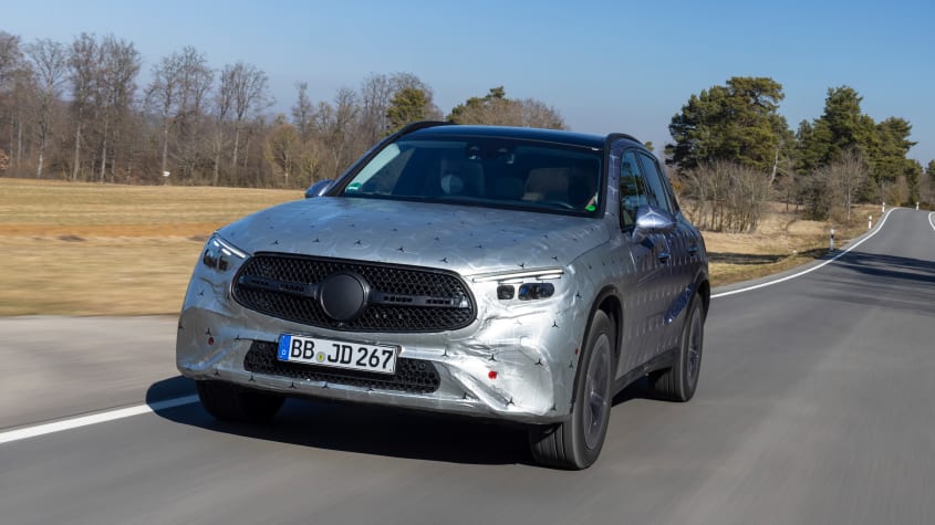 autos, cars, mercedes-benz, reviews, family suvs, glc suv, mercedes, new 2022 mercedes glc suv: latest details and prototype review