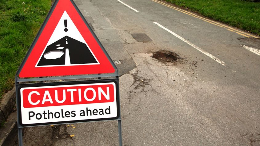 autos, cars, consumer, uk councils ‘swamped’ by potholes and essential road repairs