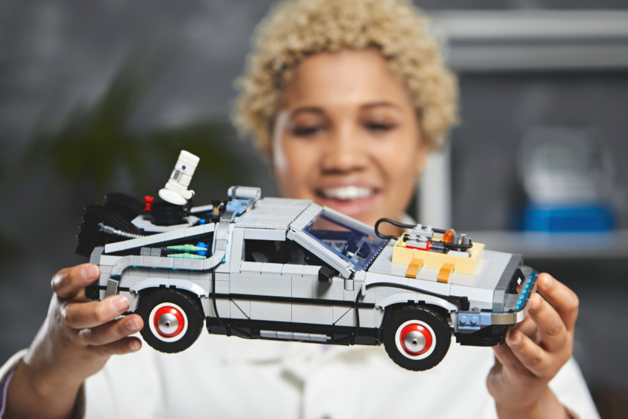 autos, cars, delorean, news, classics, galleries, lego, movie cars, replica, scale models, lego’s new back to the future delorean time machine set is for kids over 18