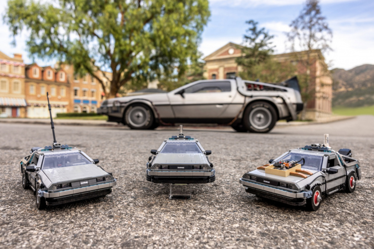 autos, cars, delorean, news, classics, galleries, lego, movie cars, replica, scale models, lego’s new back to the future delorean time machine set is for kids over 18